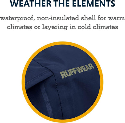 Ruffwear, Sun Shower Dog Raincoat, Midnight Blue, Medium