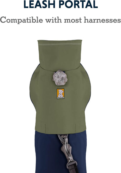 Ruffwear, Sun Shower Dog Raincoat, Midnight Blue, Medium