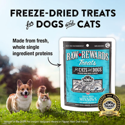 Raw Rewards Freeze-Dried Beef Liver Treats for Dogs and Cats - Bite-Sized Pieces - Healthy, 1 Ingredient, Human Grade Pet Food, All Natural, Proudly Made in USA, 10 Oz