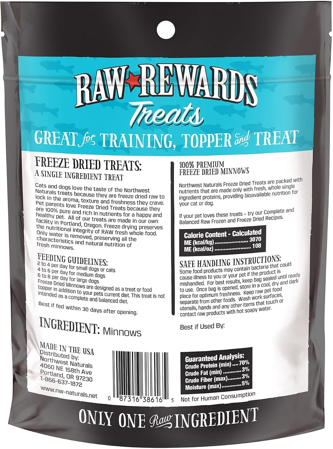 Raw Rewards Freeze-Dried Beef Liver Treats for Dogs and Cats - Bite-Sized Pieces - Healthy, 1 Ingredient, Human Grade Pet Food, All Natural, Proudly Made in USA, 10 Oz