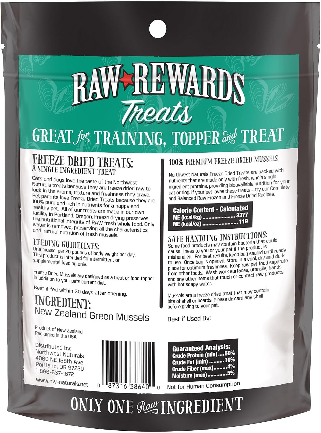 Raw Rewards Freeze-Dried Beef Liver Treats for Dogs and Cats - Bite-Sized Pieces - Healthy, 1 Ingredient, Human Grade Pet Food, All Natural, Proudly Made in USA, 10 Oz