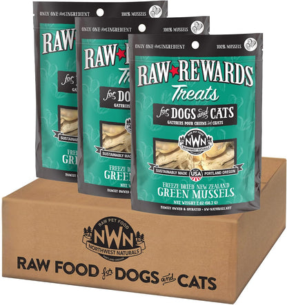 Raw Rewards Freeze-Dried Beef Liver Treats for Dogs and Cats - Bite-Sized Pieces - Healthy, 1 Ingredient, Human Grade Pet Food, All Natural, Proudly Made in USA, 10 Oz