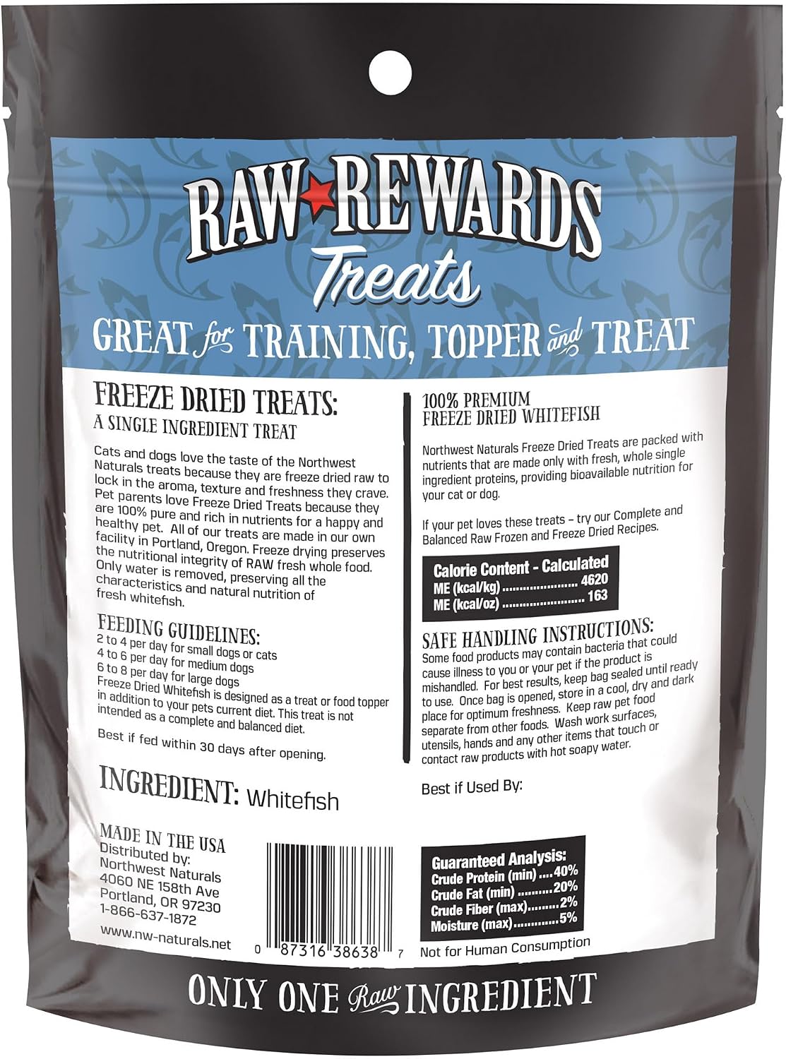 Raw Rewards Freeze-Dried Beef Liver Treats for Dogs and Cats - Bite-Sized Pieces - Healthy, 1 Ingredient, Human Grade Pet Food, All Natural, Proudly Made in USA, 10 Oz