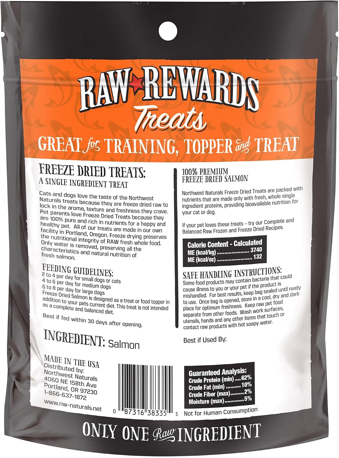 Raw Rewards Freeze-Dried Beef Liver Treats for Dogs and Cats - Bite-Sized Pieces - Healthy, 1 Ingredient, Human Grade Pet Food, All Natural, Proudly Made in USA, 10 Oz