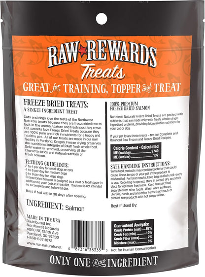 Raw Rewards Freeze-Dried Beef Liver Treats for Dogs and Cats - Bite-Sized Pieces - Healthy, 1 Ingredient, Human Grade Pet Food, All Natural, Proudly Made in USA, 10 Oz