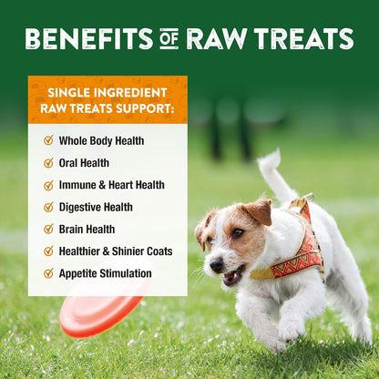Raw Rewards Freeze-Dried Beef Liver Treats for Dogs and Cats - Bite-Sized Pieces - Healthy, 1 Ingredient, Human Grade Pet Food, All Natural, Proudly Made in USA, 10 Oz