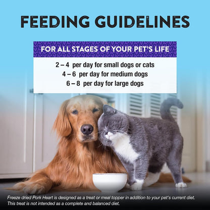 Raw Rewards Freeze-Dried Beef Liver Treats for Dogs and Cats - Bite-Sized Pieces - Healthy, 1 Ingredient, Human Grade Pet Food, All Natural, Proudly Made in USA, 10 Oz