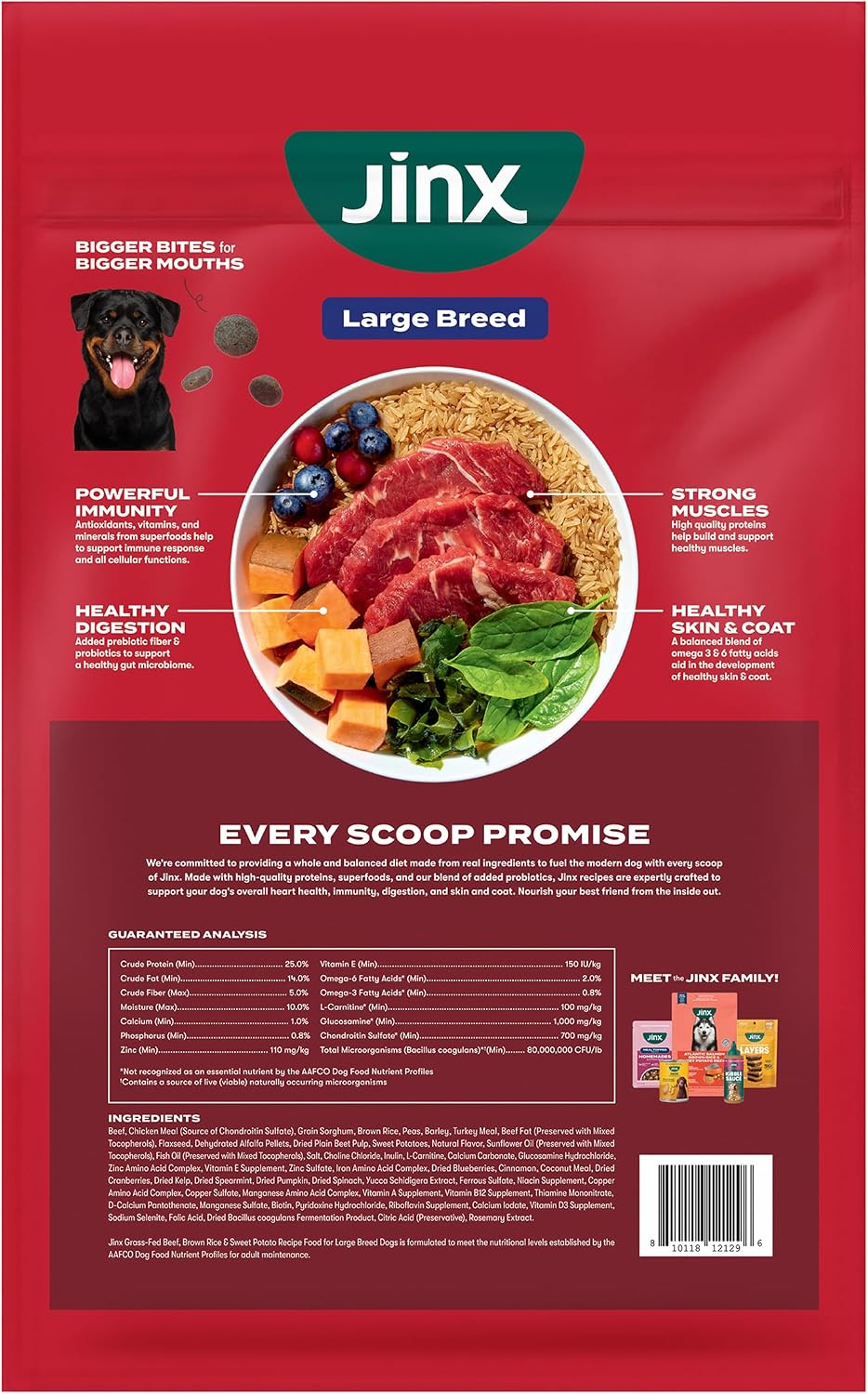 Senior Dry Dog Food - Real Chicken, Brown Rice & Sweet Potato, 4lb