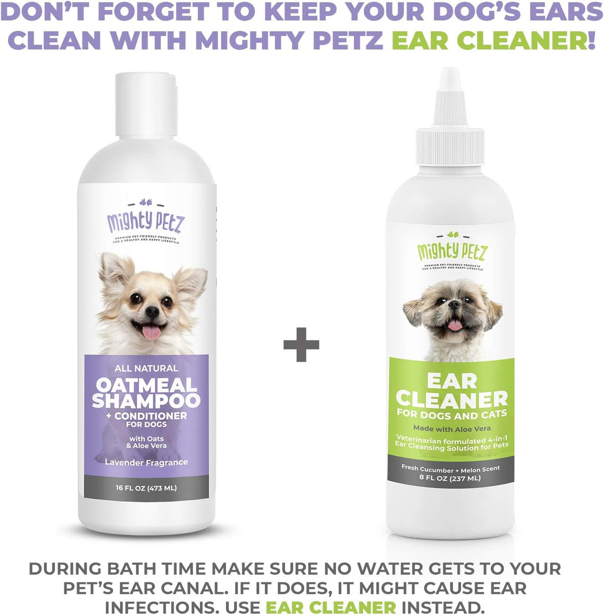 2-in-1 Oatmeal Dog Shampoo and Conditioner – 16 oz Natural Support for Allergies, Itchy Sensitive Skin. Moisturizing & pH Balanced for Dogs with Oatmeal and Aloe Vera