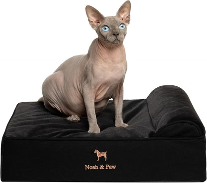 XL Dog Bed, 45x35x9.1 Inch, Orthopedic Large Dog Beds, Eggshell Memory Foam Infused with Cooling Gel, Water Resistant, Machine Washable, Includes Inner Cover