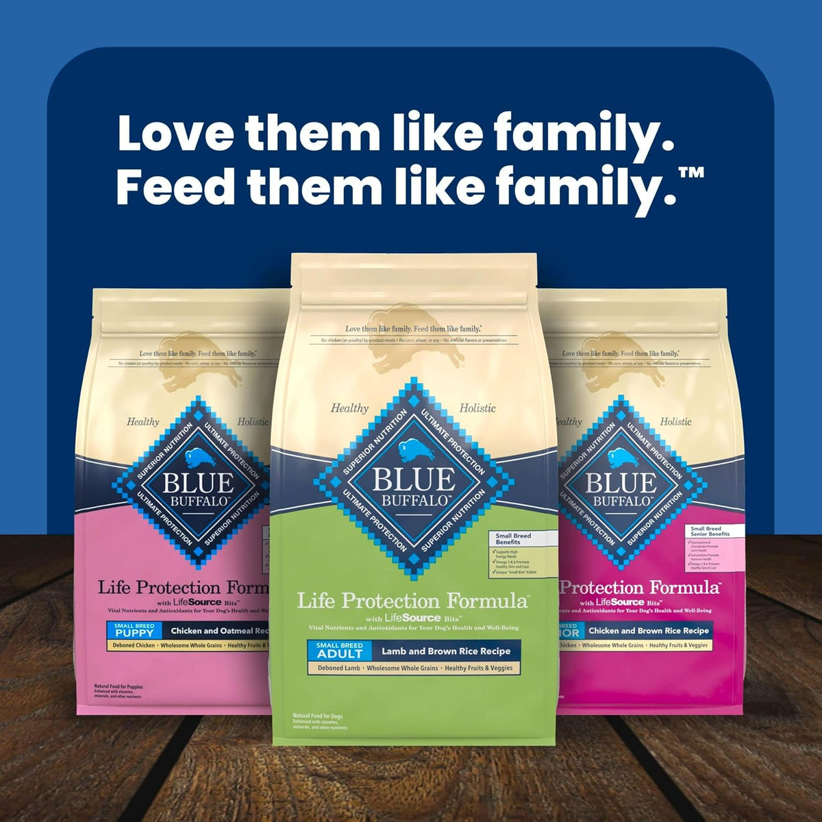 Blue Buffalo Life Protection Formula Lamb Small Breed Dry Dog Food, 5 lb