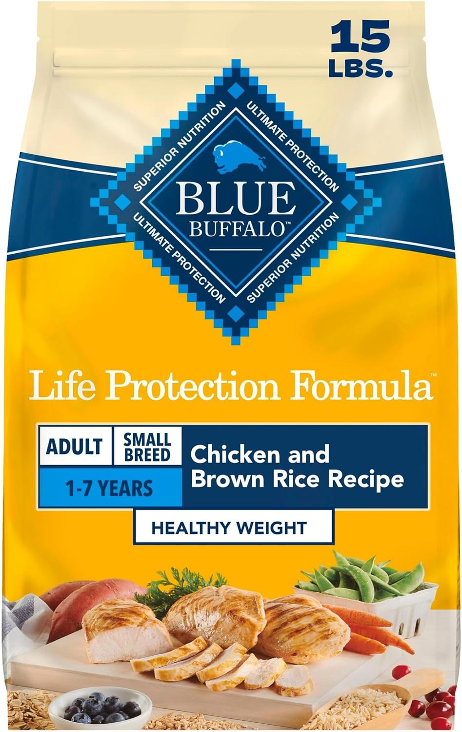 Blue Buffalo Life Protection Formula Lamb Small Breed Dry Dog Food, 5 lb