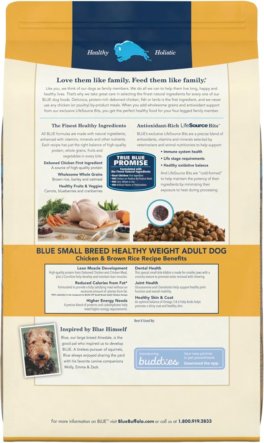 Blue Buffalo Life Protection Formula Lamb Small Breed Dry Dog Food, 5 lb