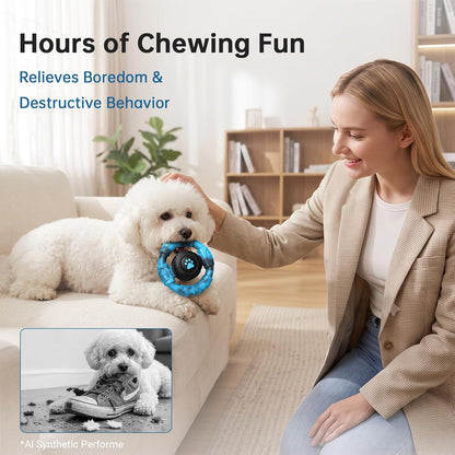 Pamlulu Tough Dog Toys for Aggressive Chewers, Indestructible Dog Toy for Large Dogs, Nylon Chew Toys for Medium Large Breed, Interactive Dog Toys to Keep Them Busy, Dog Birthday