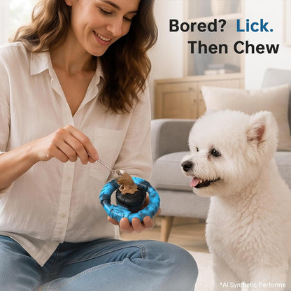 Pamlulu Tough Dog Toys for Aggressive Chewers, Indestructible Dog Toy for Large Dogs, Nylon Chew Toys for Medium Large Breed, Interactive Dog Toys to Keep Them Busy, Dog Birthday