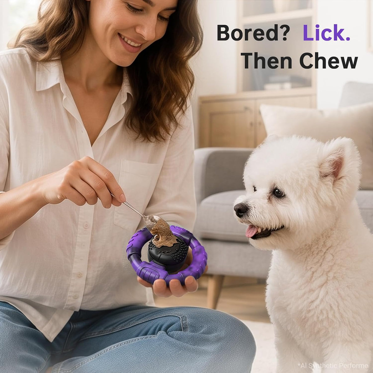 Pamlulu Tough Dog Toys for Aggressive Chewers, Indestructible Dog Toy for Large Dogs, Nylon Chew Toys for Medium Large Breed, Interactive Dog Toys to Keep Them Busy, Dog Birthday