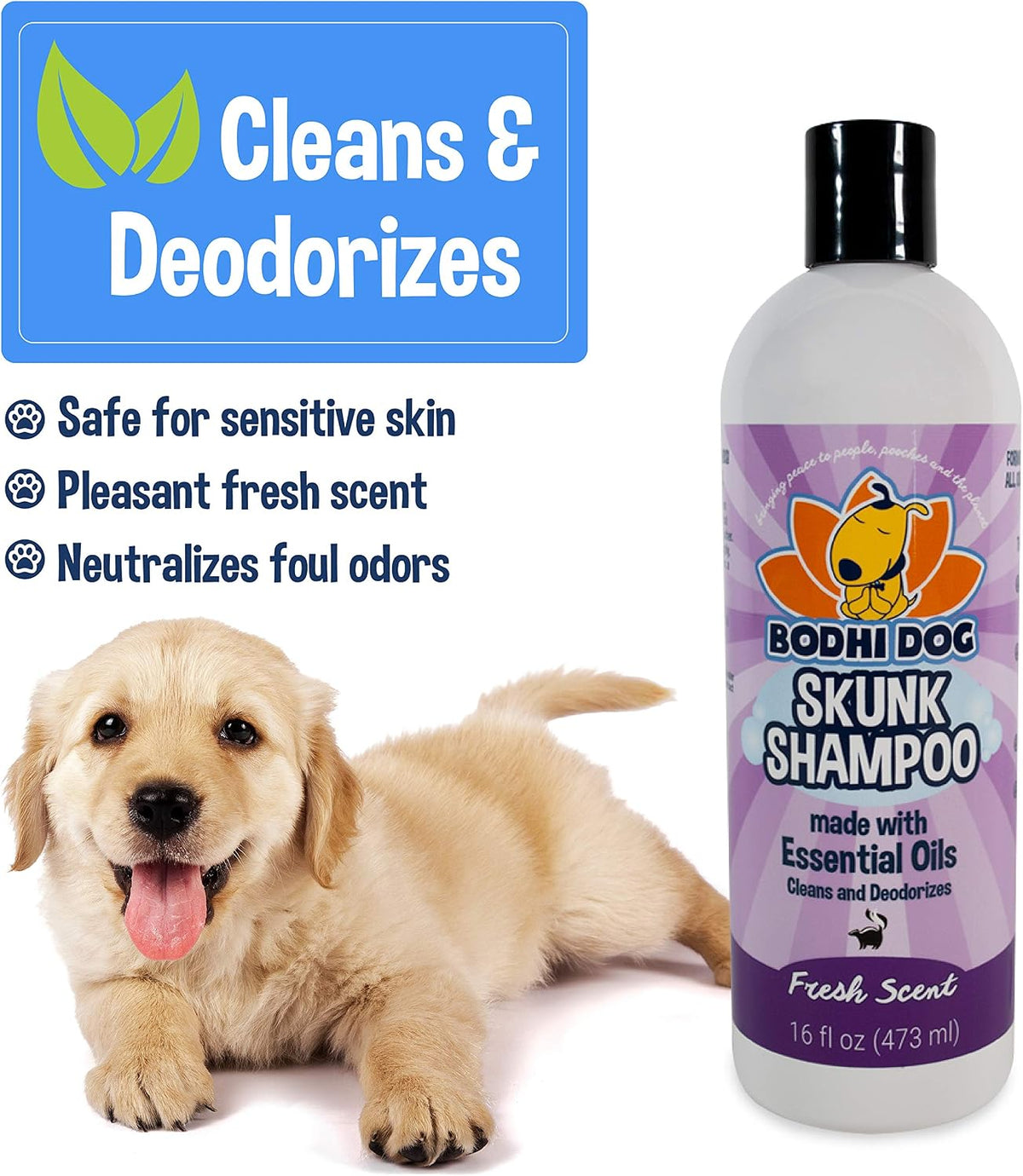 Natural Oatmeal Dog Shampoo & Conditioner - Hypoallergenic Formula - Naturally Deodorize Dogs, Cats & Pets - Moisturizes Dry, Itchy & Sensitive Skin - Made in USA (1 Gallon)