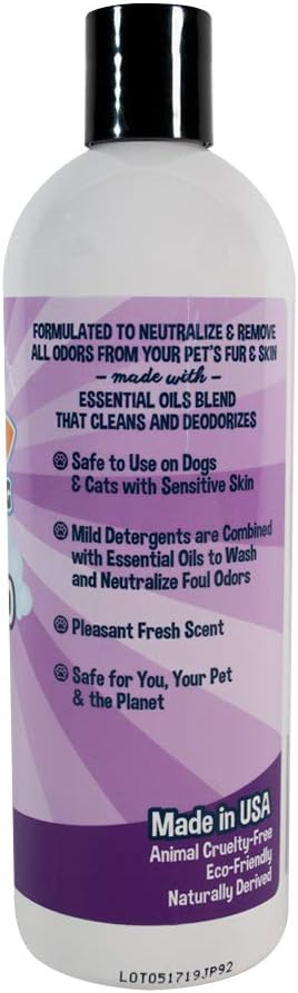 Natural Oatmeal Dog Shampoo & Conditioner - Hypoallergenic Formula - Naturally Deodorize Dogs, Cats & Pets - Moisturizes Dry, Itchy & Sensitive Skin - Made in USA (1 Gallon)