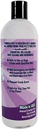 Natural Oatmeal Dog Shampoo & Conditioner - Hypoallergenic Formula - Naturally Deodorize Dogs, Cats & Pets - Moisturizes Dry, Itchy & Sensitive Skin - Made in USA (1 Gallon)