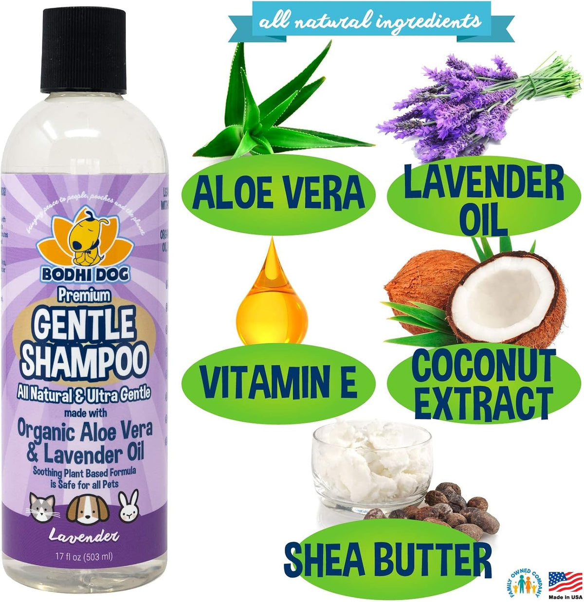 Natural Oatmeal Dog Shampoo & Conditioner - Hypoallergenic Formula - Naturally Deodorize Dogs, Cats & Pets - Moisturizes Dry, Itchy & Sensitive Skin - Made in USA (1 Gallon)