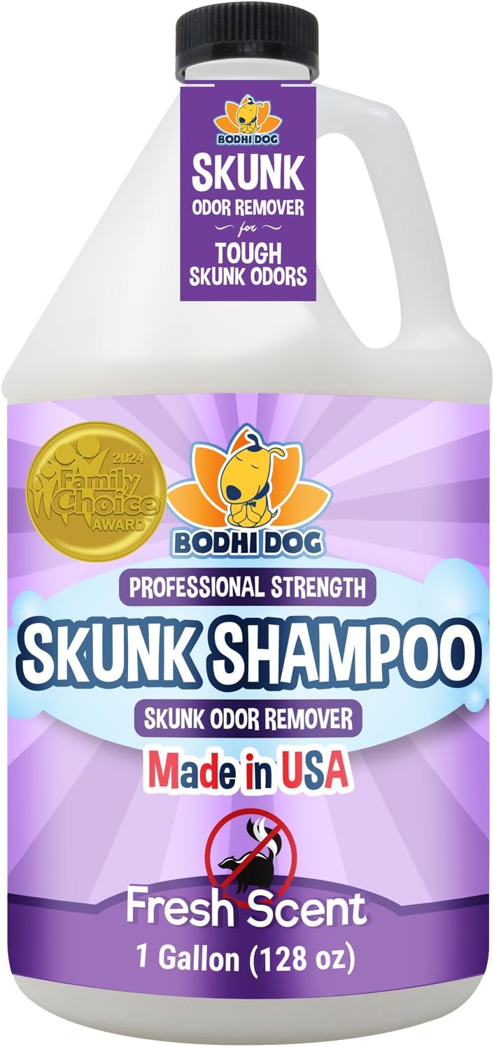 Natural Oatmeal Dog Shampoo & Conditioner - Hypoallergenic Formula - Naturally Deodorize Dogs, Cats & Pets - Moisturizes Dry, Itchy & Sensitive Skin - Made in USA (1 Gallon)