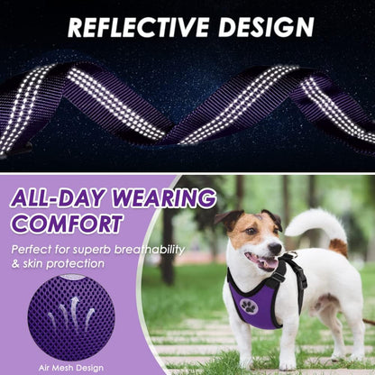 Dog Car Harness Seat Belt, Harness & Seatbelt with 2 in 1 Buckle