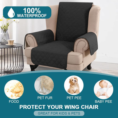 100% Waterproof Sofa Covers Couch Cover Sofa Cover for Dogs Couch Protector Triple Non-Slip Sofa Slipcover for 3 Cushion Couch Furniture Protector for Pets, Kids,Dog (Sofa 70", Ivory)