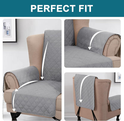 100% Waterproof Sofa Covers Couch Cover Sofa Cover for Dogs Couch Protector Triple Non-Slip Sofa Slipcover for 3 Cushion Couch Furniture Protector for Pets, Kids,Dog (Sofa 70", Ivory)