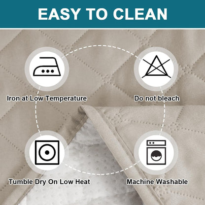 100% Waterproof Sofa Covers Couch Cover Sofa Cover for Dogs Couch Protector Triple Non-Slip Sofa Slipcover for 3 Cushion Couch Furniture Protector for Pets, Kids,Dog (Sofa 70", Ivory)