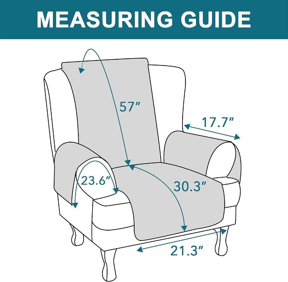 100% Waterproof Sofa Covers Couch Cover Sofa Cover for Dogs Couch Protector Triple Non-Slip Sofa Slipcover for 3 Cushion Couch Furniture Protector for Pets, Kids,Dog (Sofa 70", Ivory)