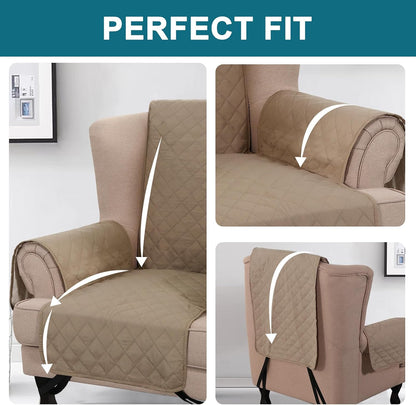 100% Waterproof Sofa Covers Couch Cover Sofa Cover for Dogs Couch Protector Triple Non-Slip Sofa Slipcover for 3 Cushion Couch Furniture Protector for Pets, Kids,Dog (Sofa 70", Ivory)