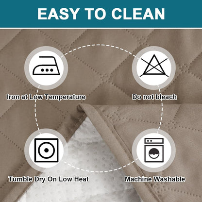 100% Waterproof Sofa Covers Couch Cover Sofa Cover for Dogs Couch Protector Triple Non-Slip Sofa Slipcover for 3 Cushion Couch Furniture Protector for Pets, Kids,Dog (Sofa 70", Ivory)