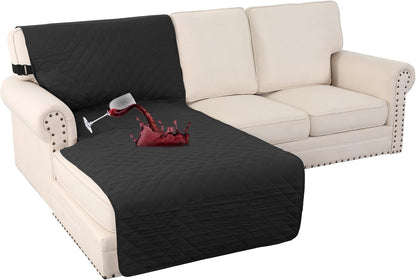 100% Waterproof Sofa Covers Couch Cover Sofa Cover for Dogs Couch Protector Triple Non-Slip Sofa Slipcover for 3 Cushion Couch Furniture Protector for Pets, Kids,Dog (Sofa 70", Ivory)