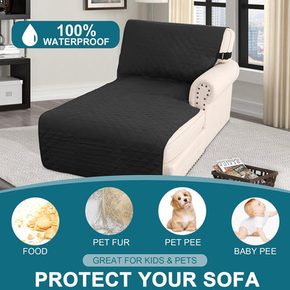 100% Waterproof Sofa Covers Couch Cover Sofa Cover for Dogs Couch Protector Triple Non-Slip Sofa Slipcover for 3 Cushion Couch Furniture Protector for Pets, Kids,Dog (Sofa 70", Ivory)