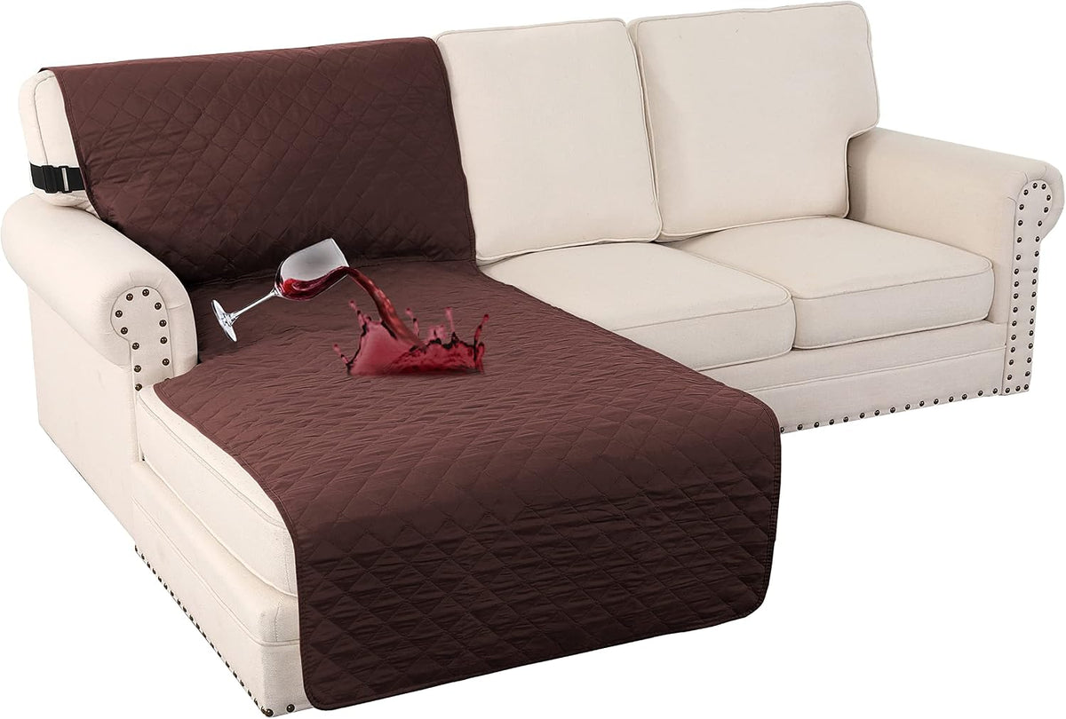 100% Waterproof Sofa Covers Couch Cover Sofa Cover for Dogs Couch Protector Triple Non-Slip Sofa Slipcover for 3 Cushion Couch Furniture Protector for Pets, Kids,Dog (Sofa 70", Ivory)
