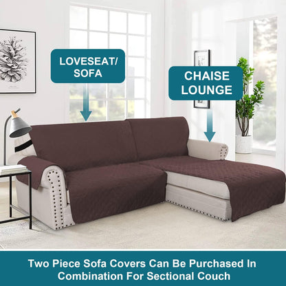100% Waterproof Sofa Covers Couch Cover Sofa Cover for Dogs Couch Protector Triple Non-Slip Sofa Slipcover for 3 Cushion Couch Furniture Protector for Pets, Kids,Dog (Sofa 70", Ivory)