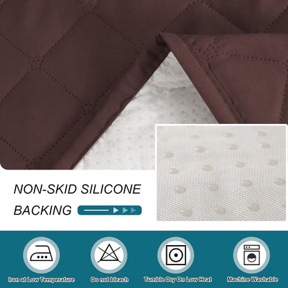 100% Waterproof Sofa Covers Couch Cover Sofa Cover for Dogs Couch Protector Triple Non-Slip Sofa Slipcover for 3 Cushion Couch Furniture Protector for Pets, Kids,Dog (Sofa 70", Ivory)