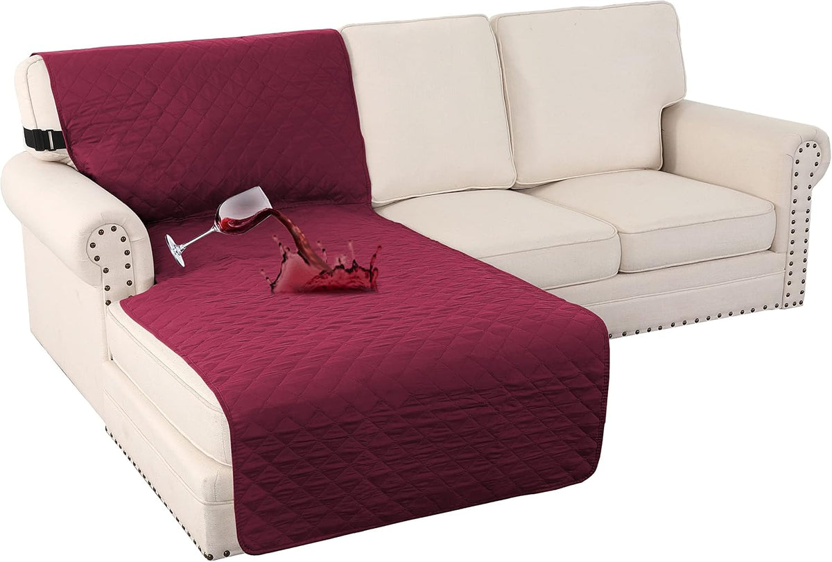 100% Waterproof Sofa Covers Couch Cover Sofa Cover for Dogs Couch Protector Triple Non-Slip Sofa Slipcover for 3 Cushion Couch Furniture Protector for Pets, Kids,Dog (Sofa 70", Ivory)