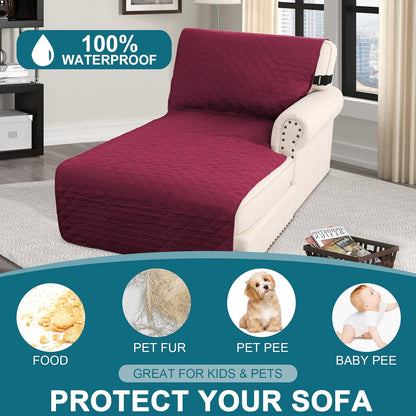 100% Waterproof Sofa Covers Couch Cover Sofa Cover for Dogs Couch Protector Triple Non-Slip Sofa Slipcover for 3 Cushion Couch Furniture Protector for Pets, Kids,Dog (Sofa 70", Ivory)