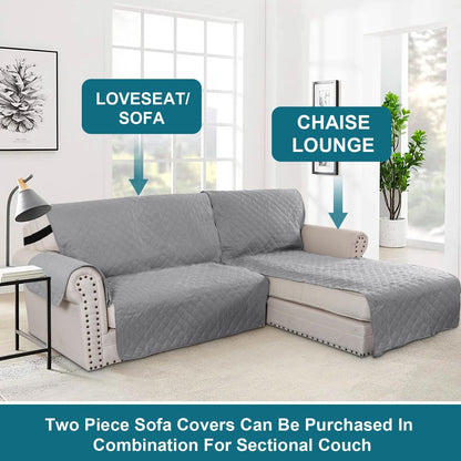 100% Waterproof Sofa Covers Couch Cover Sofa Cover for Dogs Couch Protector Triple Non-Slip Sofa Slipcover for 3 Cushion Couch Furniture Protector for Pets, Kids,Dog (Sofa 70", Ivory)