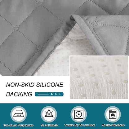 100% Waterproof Sofa Covers Couch Cover Sofa Cover for Dogs Couch Protector Triple Non-Slip Sofa Slipcover for 3 Cushion Couch Furniture Protector for Pets, Kids,Dog (Sofa 70", Ivory)