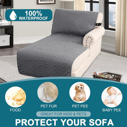 100% Waterproof Sofa Covers Couch Cover Sofa Cover for Dogs Couch Protector Triple Non-Slip Sofa Slipcover for 3 Cushion Couch Furniture Protector for Pets, Kids,Dog (Sofa 70", Ivory)