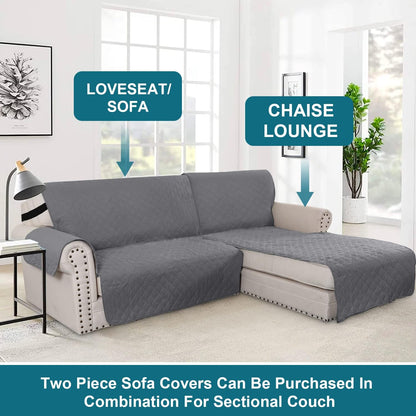 100% Waterproof Sofa Covers Couch Cover Sofa Cover for Dogs Couch Protector Triple Non-Slip Sofa Slipcover for 3 Cushion Couch Furniture Protector for Pets, Kids,Dog (Sofa 70", Ivory)