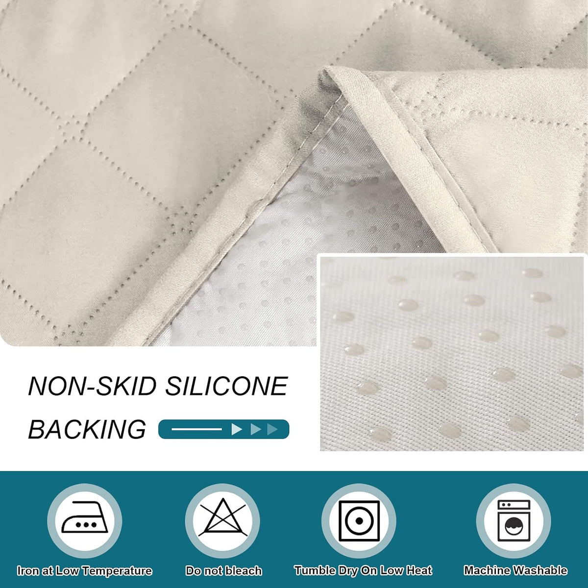100% Waterproof Sofa Covers Couch Cover Sofa Cover for Dogs Couch Protector Triple Non-Slip Sofa Slipcover for 3 Cushion Couch Furniture Protector for Pets, Kids,Dog (Sofa 70", Ivory)