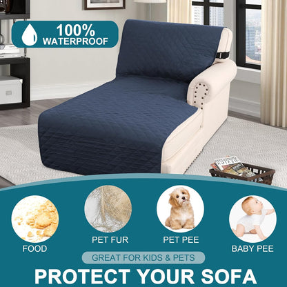 100% Waterproof Sofa Covers Couch Cover Sofa Cover for Dogs Couch Protector Triple Non-Slip Sofa Slipcover for 3 Cushion Couch Furniture Protector for Pets, Kids,Dog (Sofa 70", Ivory)