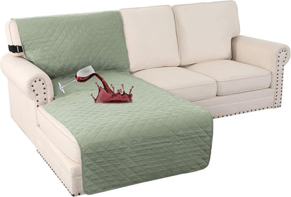 100% Waterproof Sofa Covers Couch Cover Sofa Cover for Dogs Couch Protector Triple Non-Slip Sofa Slipcover for 3 Cushion Couch Furniture Protector for Pets, Kids,Dog (Sofa 70", Ivory)