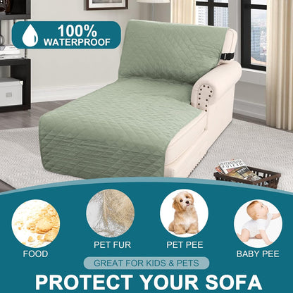 100% Waterproof Sofa Covers Couch Cover Sofa Cover for Dogs Couch Protector Triple Non-Slip Sofa Slipcover for 3 Cushion Couch Furniture Protector for Pets, Kids,Dog (Sofa 70", Ivory)