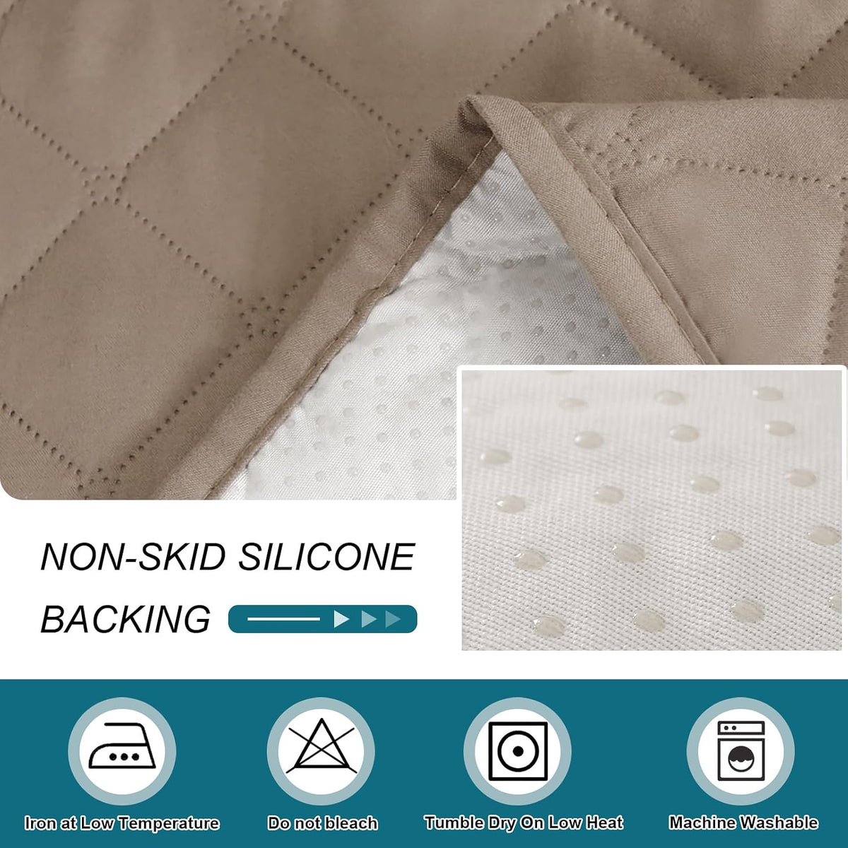 100% Waterproof Sofa Covers Couch Cover Sofa Cover for Dogs Couch Protector Triple Non-Slip Sofa Slipcover for 3 Cushion Couch Furniture Protector for Pets, Kids,Dog (Sofa 70", Ivory)