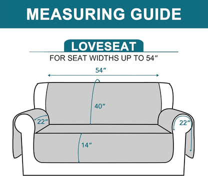 100% Waterproof Sofa Covers Couch Cover Sofa Cover for Dogs Couch Protector Triple Non-Slip Sofa Slipcover for 3 Cushion Couch Furniture Protector for Pets, Kids,Dog (Sofa 70", Ivory)