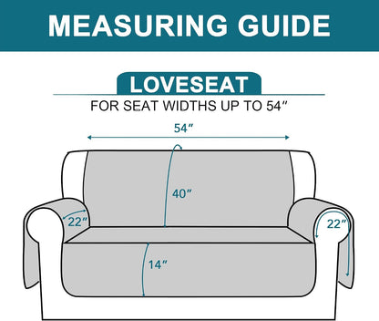 100% Waterproof Sofa Covers Couch Cover Sofa Cover for Dogs Couch Protector Triple Non-Slip Sofa Slipcover for 3 Cushion Couch Furniture Protector for Pets, Kids,Dog (Sofa 70", Ivory)